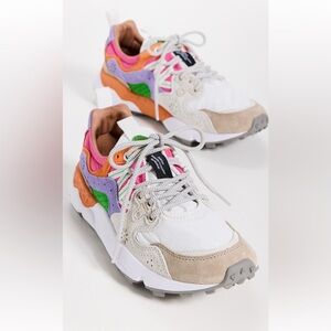 Flower Mountain Yamano 3 Sneakers in White/Multi- Size 39